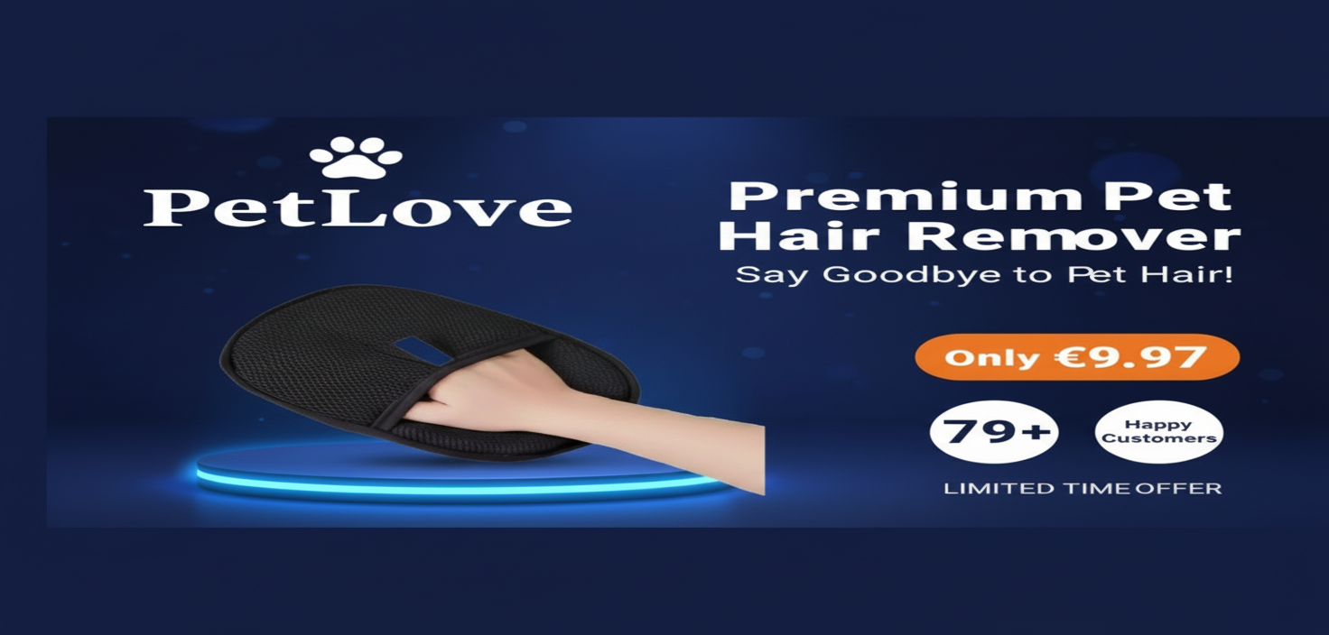 Banner Campanha Desktop - Premium Pet Hair Remover