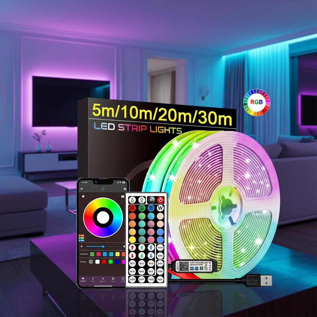 RGB LED Strip Lights produto para venda